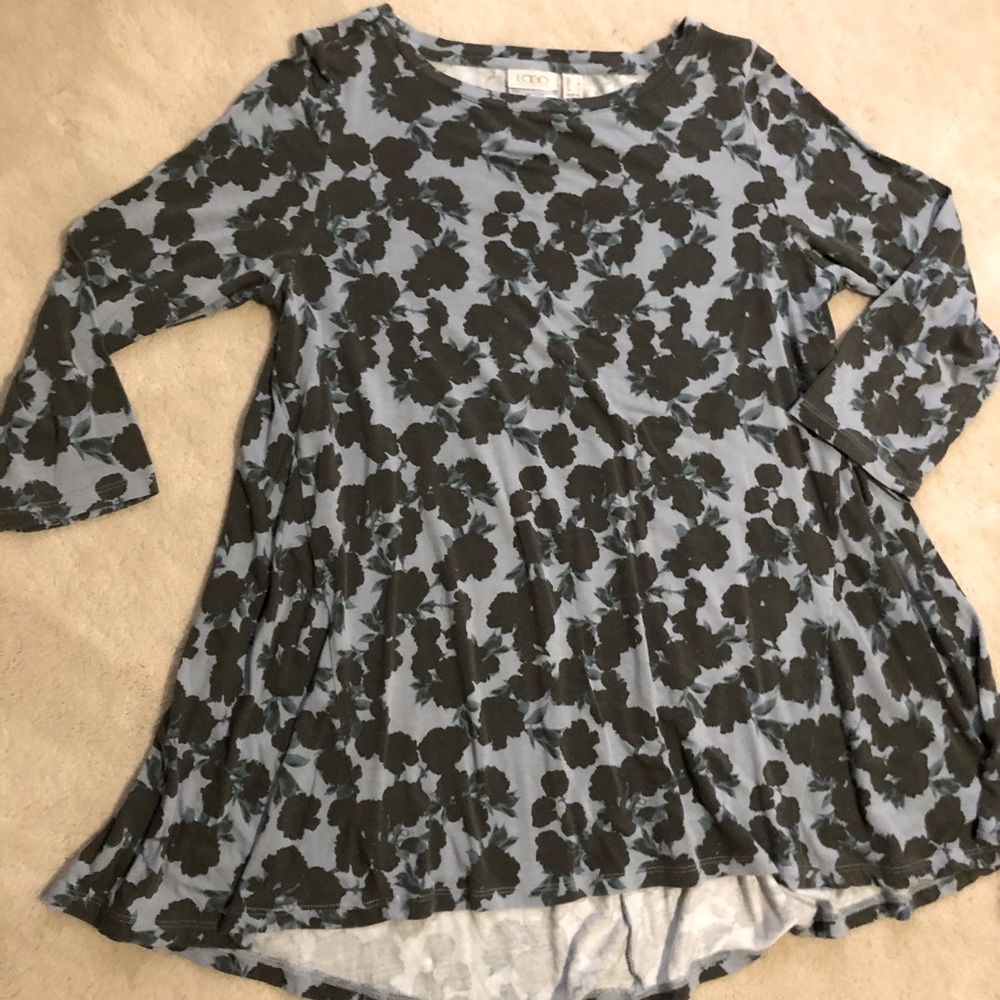 Logo by Lori Goldstein knit top